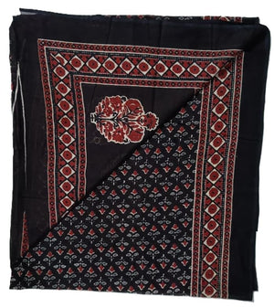 DRAVINAM Trends Jaipuri Sanganari Print Cambric Cotton Unstitched Salwar Suit Dress Material for Women with Mulmul Cotton Dupatta