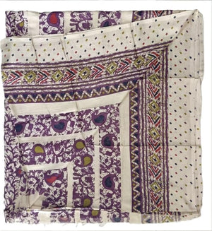 DRAVINAM Trends Women's Unstitched Rayon Batik Print Hand Work Dress Material Salwar Suit Set with Printed Cotton Dupatta