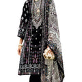 DRAVINAM Trends Kurti 2.50 mtrs, Pure Cotton (3 mtrs apx), Pure MAL MAL Cotton Dupatta Digital Print|Black 2