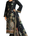 DRAVINAM Trends Women's Pure Viscose Masline Digital and Foil Print With Fancy Embroidery Work Unstitched Suit Dress Material with Maslin Printed Dupatta