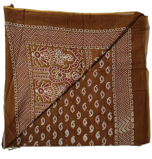 DRAVINAM Trends Jaipuri Sanganari Print Cambric Cotton Unstitched Salwar Suit Dress Material for Women with Mulmul Cotton Dupatta
