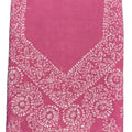 DRAVINAM Trends Women's Cotton Hand Embroidered Lucknowi Chikan Salwar Suit Material