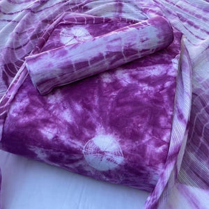 DRAVINAM Trends Unstitched Jaipuri Handmade Wax Batik Print Soft Cotton Dress Material with Dupatta
