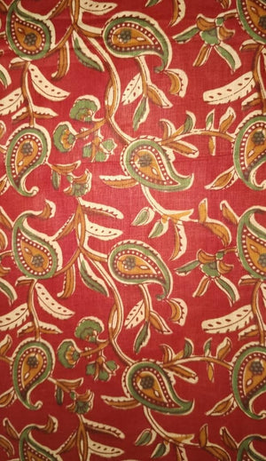 DRAVINAM Trends Jaipuri Print Cambric Cotton Unstitched Salwar Suit Dress Material for Women with Mulmul Cotton Dupatta