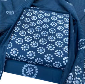 DRAVINAM Trends Unstitched Jaipuri Handmade Wax Batik Print Soft Cotton Dress Material with Dupatta