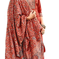 DRAVINAM Trends Women's Unstitched kanni Weaving Jacquard Woollen Pashmina Salwar Kameez Dress Material with Pure Wool Pashmina Kaani Weaving Shawl Dupatta (Free Size)