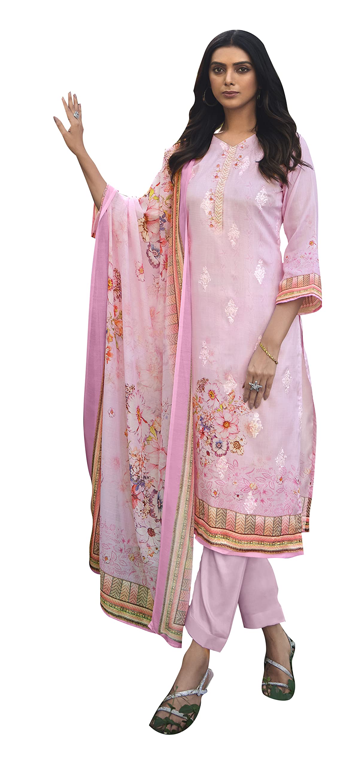 DRAVINAM Trends Cotton Printed Kurta Set