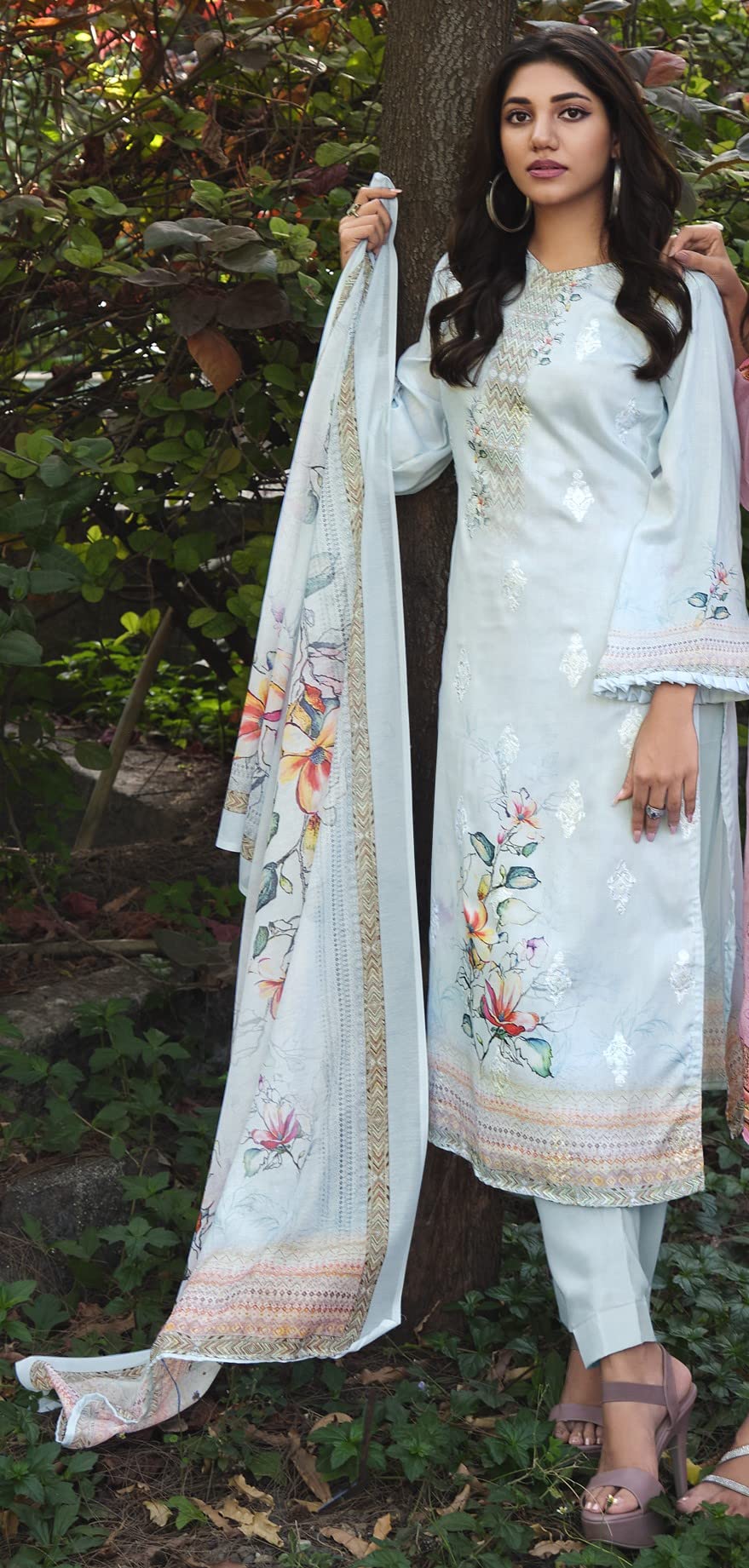 DRAVINAM Trends Cotton Printed Kurta Set