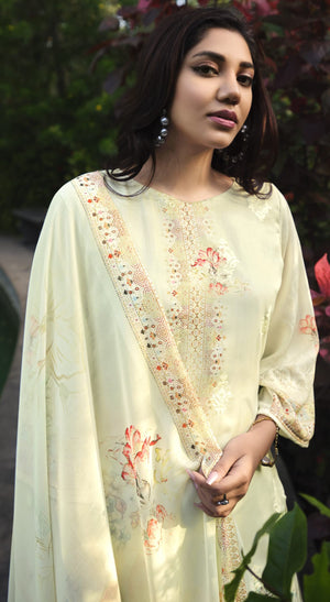 DRAVINAM Trends Cotton Printed Kurta Set