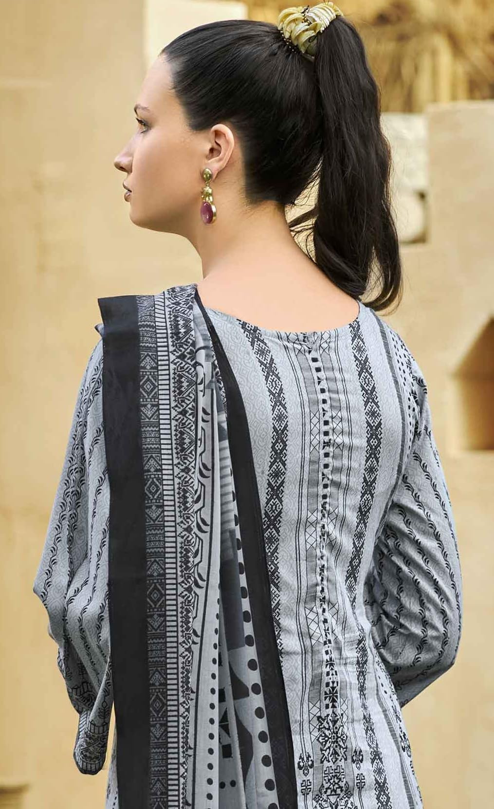 DRAVINAM Trends Kurti 2.50 mtrs, PURE COTTON DYED (2.7 m),PURE LAWN MULMUL DIGITAL PRINT COTTON DUP (2.25|Bawa