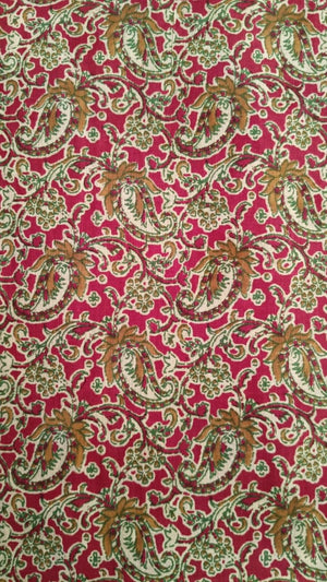 DRAVINAM Trends Jaipuri Print Cambric Cotton Unstitched Salwar Suit Dress Material for Women with Mulmul Cotton Dupatta
