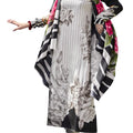 DRAVINAM Trends Women's Digital Printed Twill Wool Pashmina Unstitch Salwar Suit Dress Material with Digital Printed Woolen Warm Shawl Dupatta