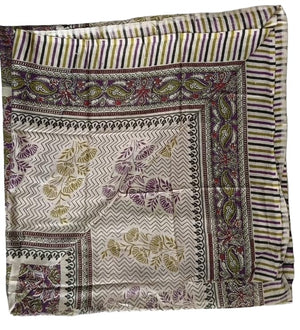 DRAVINAM Trends Women's Unstitched Rayon Batik Print Hand Work Dress Material Salwar Suit Set with Printed Cotton Dupatta