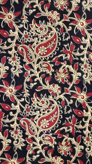 DRAVINAM Trends Jaipuri Print Cambric Cotton Unstitched Salwar Suit Dress Material for Women with Mulmul Cotton Dupatta