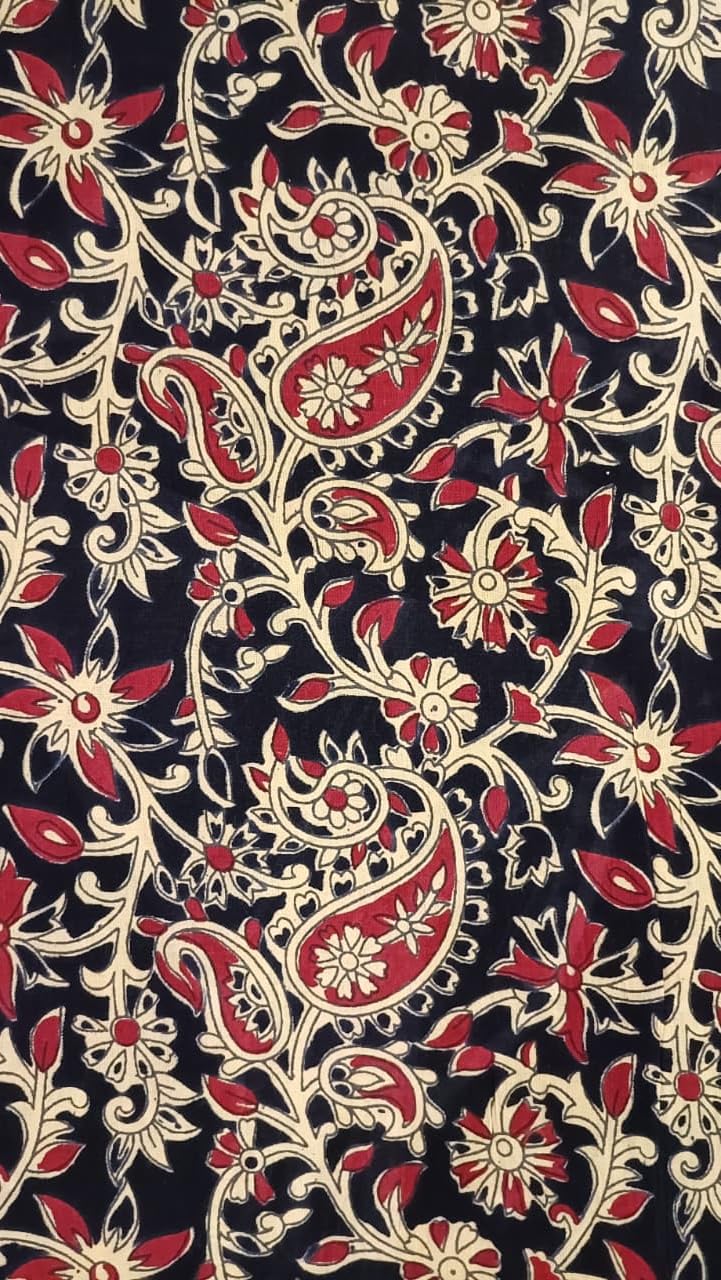 DRAVINAM Trends Jaipuri Print Cambric Cotton Unstitched Salwar Suit Dress Material for Women with Mulmul Cotton Dupatta