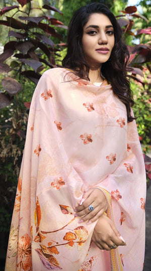 DRAVINAM Trends Cotton Printed Kurta Set