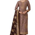 DRAVINAM Trends Women's Marriage Pure Dola Silk Weaving Jacquard Diamond Work Unstitched Pakistani Salwar Suit Dress Material with Pure Dola Silk Jacquard Dupatta