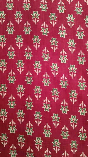 DRAVINAM Trends Jaipuri Print Cambric Cotton Unstitched Salwar Suit Dress Material for Women with Mulmul Cotton Dupatta