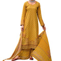 DRAVINAM Trends Women's Pure Viscose Pashmina Digital Printed Hand Work Unstitch Salwar Suit Dress Material with Pure Pashmina Shawl Dupatta