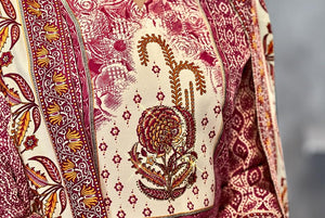 DRAVINAM Trends Pashmina Spun Digital Style Printed Unstitched Salwar Suit for Women with Siroski Work and Twill Printed Shawl Dupatta