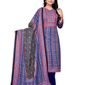 DRAVINAM Trends Pashmina Digital Kani Kashmiri Printed Unstitched Salwar Suit for Women with Digital Shawl Dupatta