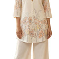 DRAVINAM Trends Women's Printed Khadi Cotton Cord Set (XL / 42)