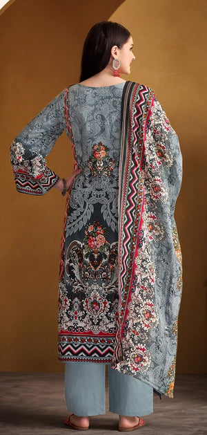DRAVINAM Trends Women's Unstitched Dress Material