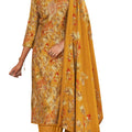 DRAVINAM Trends Women's Unstitched Maslin Salwar Suit Dress Material - Pure Viscose Modal Maslin Embroidered Kameez II Unstitch Bottoms II Viscose Modal Maslin Digital Prints Dupatta