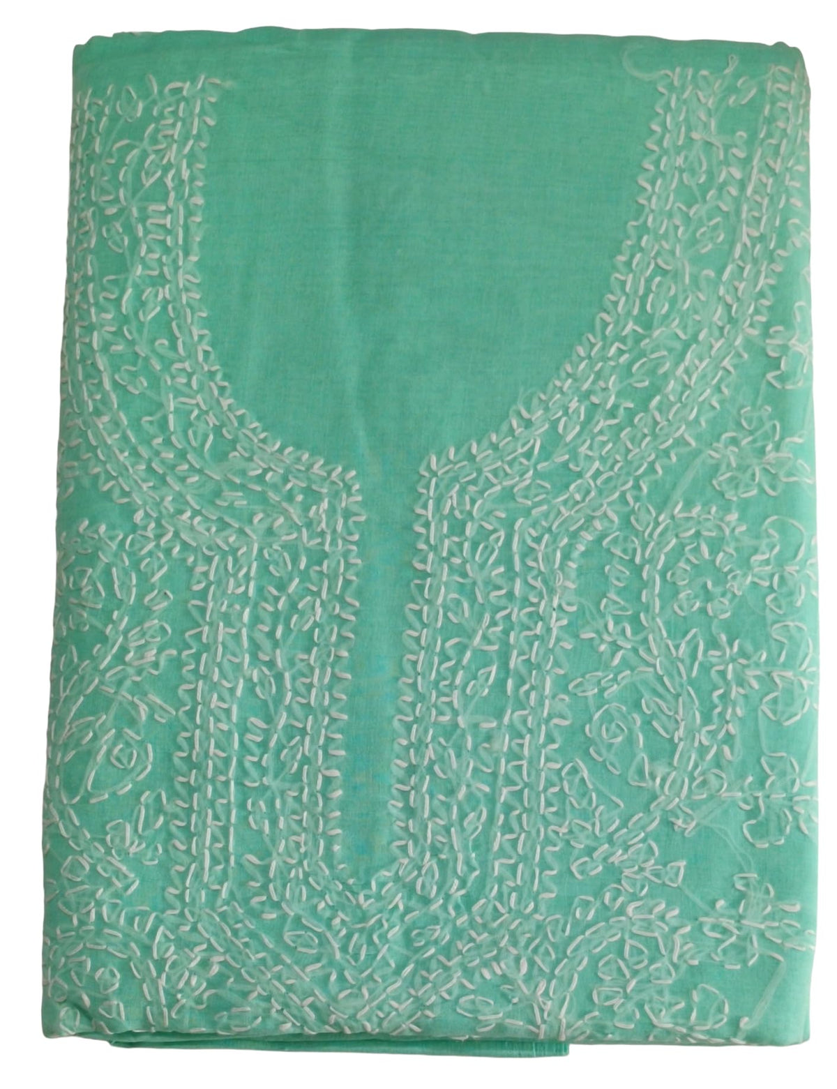 DRAVINAM Trends Women’s Cotton Unstitched Chikankari Suit Set with Dupatta & Bottom | Hand-Embroidered Lucknowi Dress Material | Premium Ethnic Wear for Women | Free Size (3-Piece)