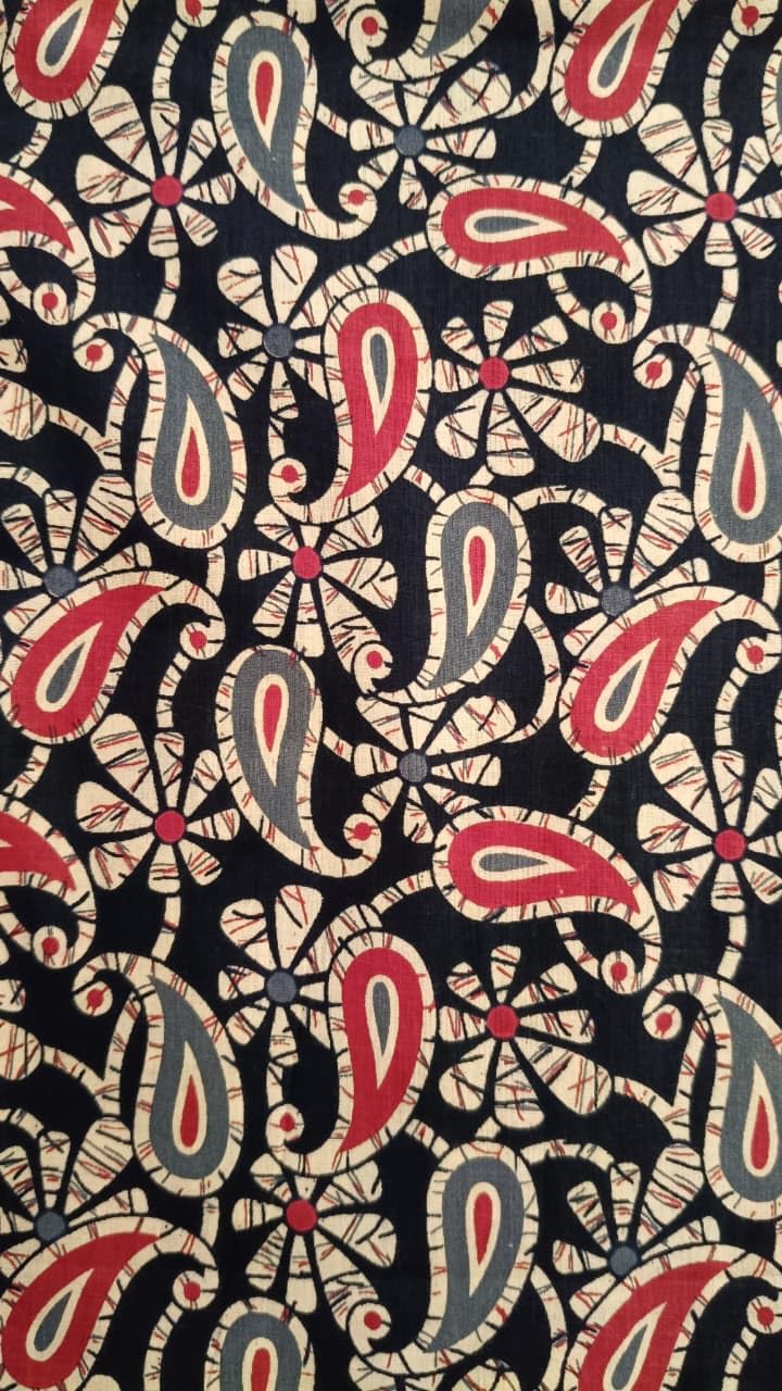 DRAVINAM Trends Jaipuri Print Cambric Cotton Unstitched Salwar Suit Dress Material for Women with Mulmul Cotton Dupatta