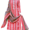 Unstitch Women Kurta with Pant & Cotton Dupatta