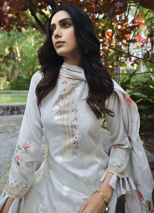 DRAVINAM Trends Cotton Printed Kurta Set