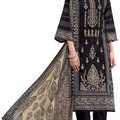 DRAVINAM Trends Women's Unstitched Premium Pure Cotton Heavy Embroidered Suit Dress Material