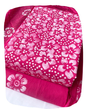 DRAVINAM Trends Unstitched Jaipuri Handmade Wax Batik Print Soft Cotton Dress Material with Dupatta
