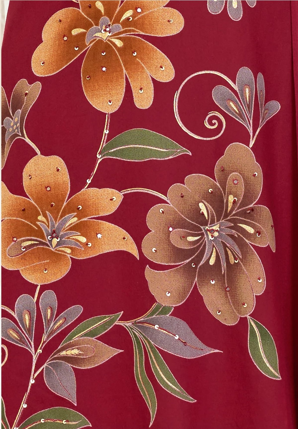 DRAVINAM Trends Complete Unstitch Pashmina Suit Set: Pure Viscose Pashmina Foil Print Top with Fancy Embroidery (2.5 m) II Solid Bottoms (2.8 m) II Digital Print Shawl Dupatta (2.25 m)