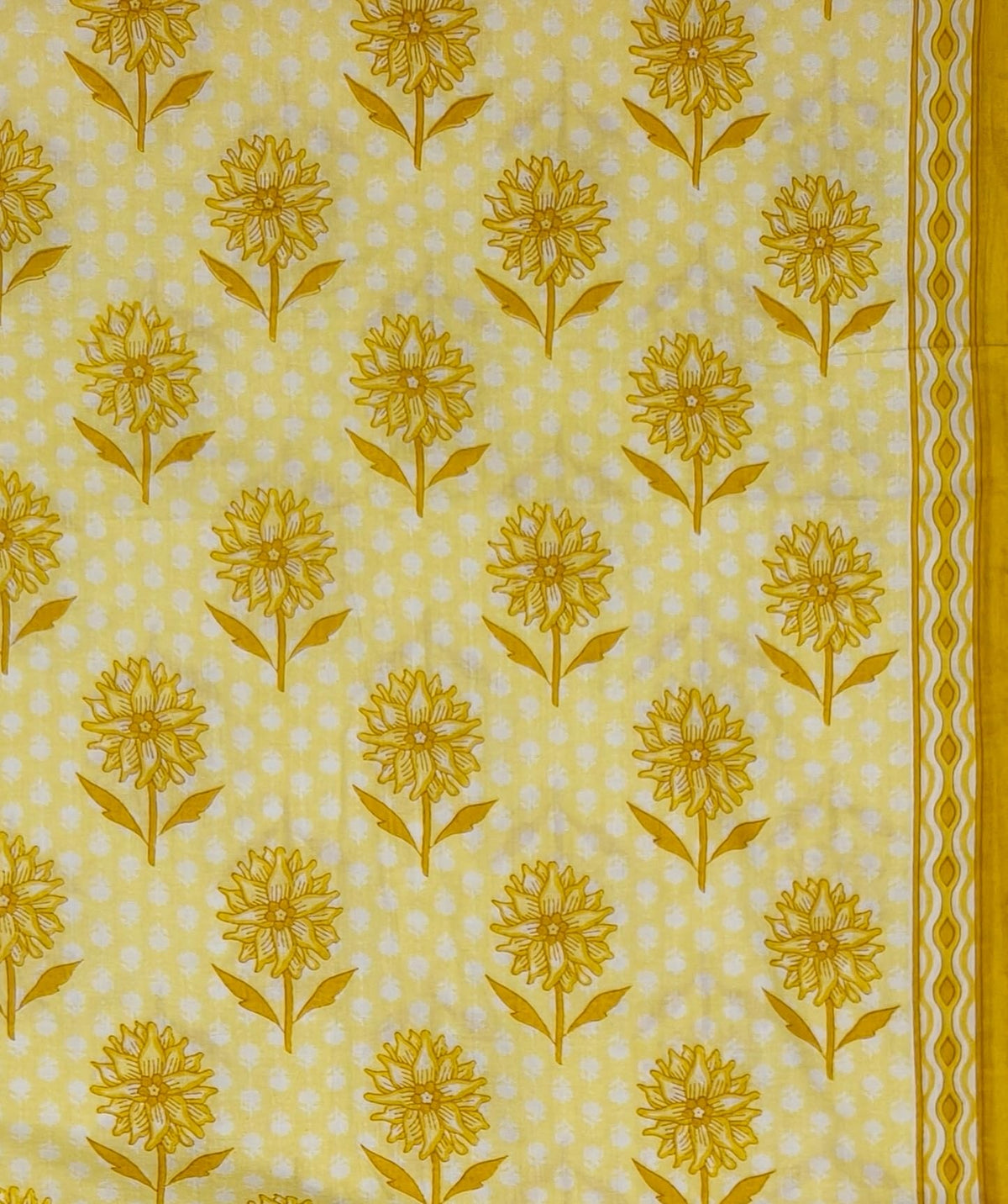 DRAVINAM Trends Jaipuri Print Cambric Cotton Unstitched Salwar Suit Dress Material for Women with Mulmul Cotton Dupatta