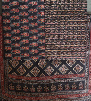 DRAVINAM Trends Jaipuri Print Cambric Cotton Unstitched Salwar Suit Dress Material for Women with Mulmul Cotton Dupatta
