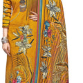 DRAVINAM Trends Women's Winter Wear Kashmiri Kani Printed Warm Salwar Kameez Dress Material with Twill Pashmina Printed Shawl Dupatta