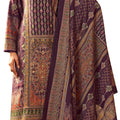 DRAVINAM Trends Women's Unstitched Maslin Suit Material - Embroidered Digital Printed Foil Masline Top II Masline Bottoms II Maslin Digital Dupatta