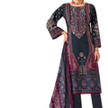 DRAVINAM Trends Women's Unstitched Salwar Suit Dress Material - Cotton Digital Printed Organza Embroidered Kameez II Unstitch Bottoms II Cotton Dupatta