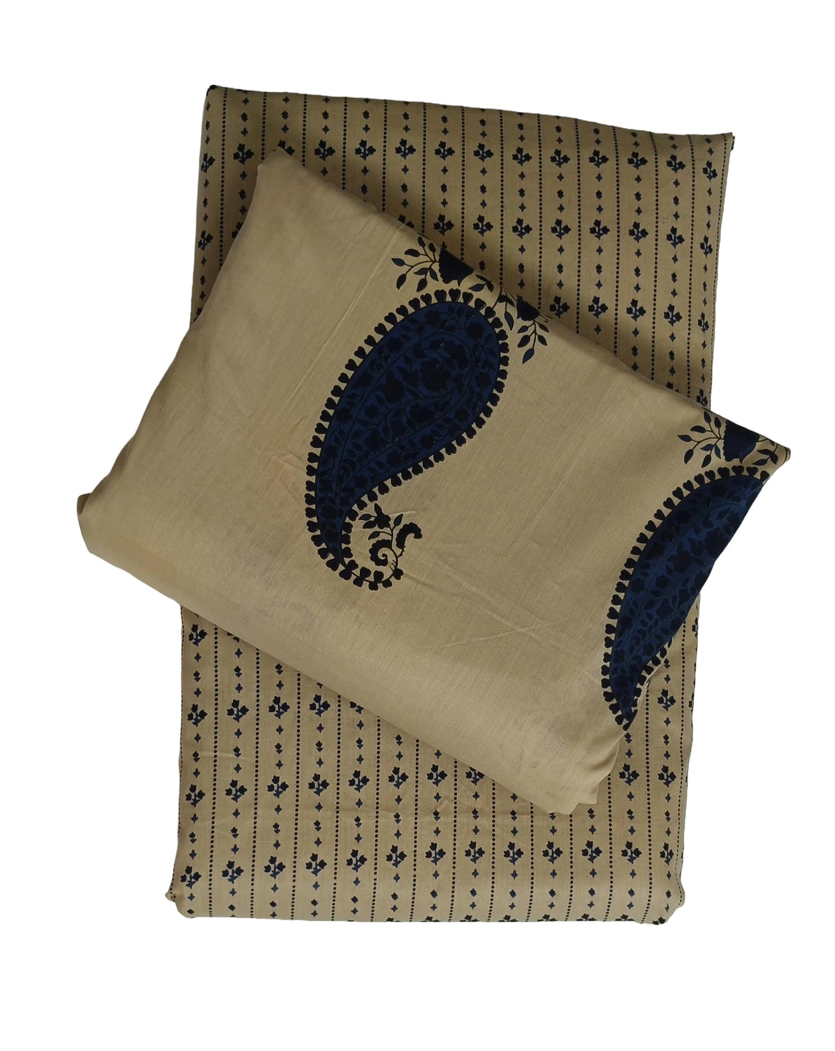 DRAVINAM Trends Jaipuri Print Cambric Cotton Unstitched Salwar Suit Dress Material for Women (Kurta Pant Fabric set)