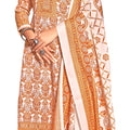 DRAVINAM Trends Women's Unstitched Kashmiri Print Woollen Pashmina Salwar Suit Dress Material with Pashmina Printed Shawl Dupatta (Free Size) (Cream)