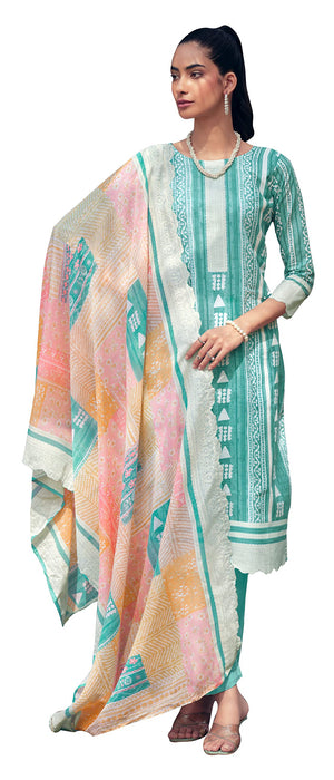 DRAVINAM Trends Unstitch Cotton Salwar Suit Set