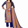 DRAVINAM Trends Women's Pakistani Printed Pashmina Unstitch Salwar Suit Dress Material with Pashmina Printed Shawl Dupatta