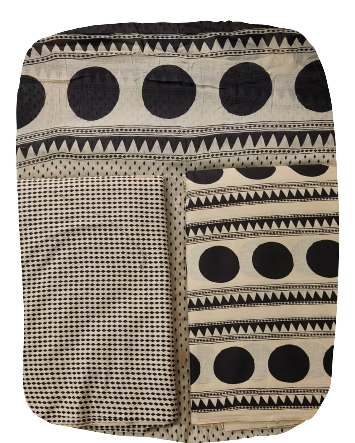DRAVINAM Trends Jaipuri Print Cambric Cotton Unstitched Salwar Suit Dress Material for Women with Mulmul Cotton Dupatta