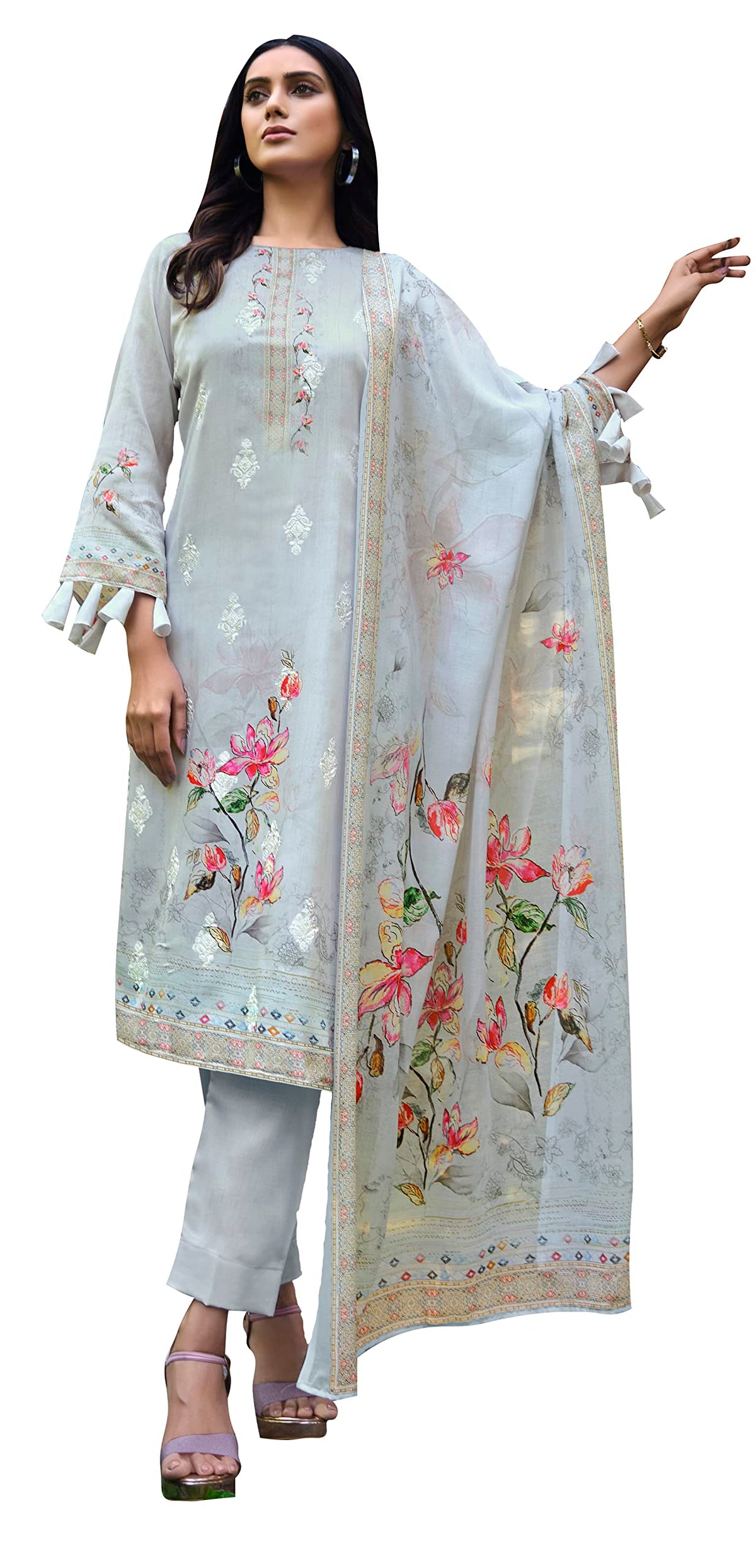 DRAVINAM Trends Cotton Printed Kurta Set