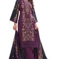 DRAVINAM Trends Women's Pure Lawn Cotton Pakistani Embroidered Suit Dress Material with Unstitched Bottoms and Cotton Dupatta