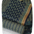 DRAVINAM Trends Jaipuri Print Pure Cotton Unstitched Salwar Suit Dress Material for Women with Zari Borders and Cotton Dupatta