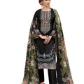 DRAVINAM Trends Women's Unstitched Cotton Suit Dress Material - Pure Cotton Embroidered Digital Top II Cotton Bottoms II Cotton Digital Print Dupatta