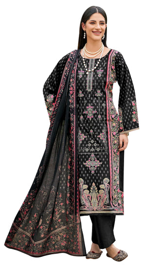 DRAVINAM Trends Kurti 2.50 mtrs,PURE COTTON SOLID DYED (2.7 m),PURE VISCOSE LAWN MULMUL DIGITAL PRINT BOX PALLU|Purple